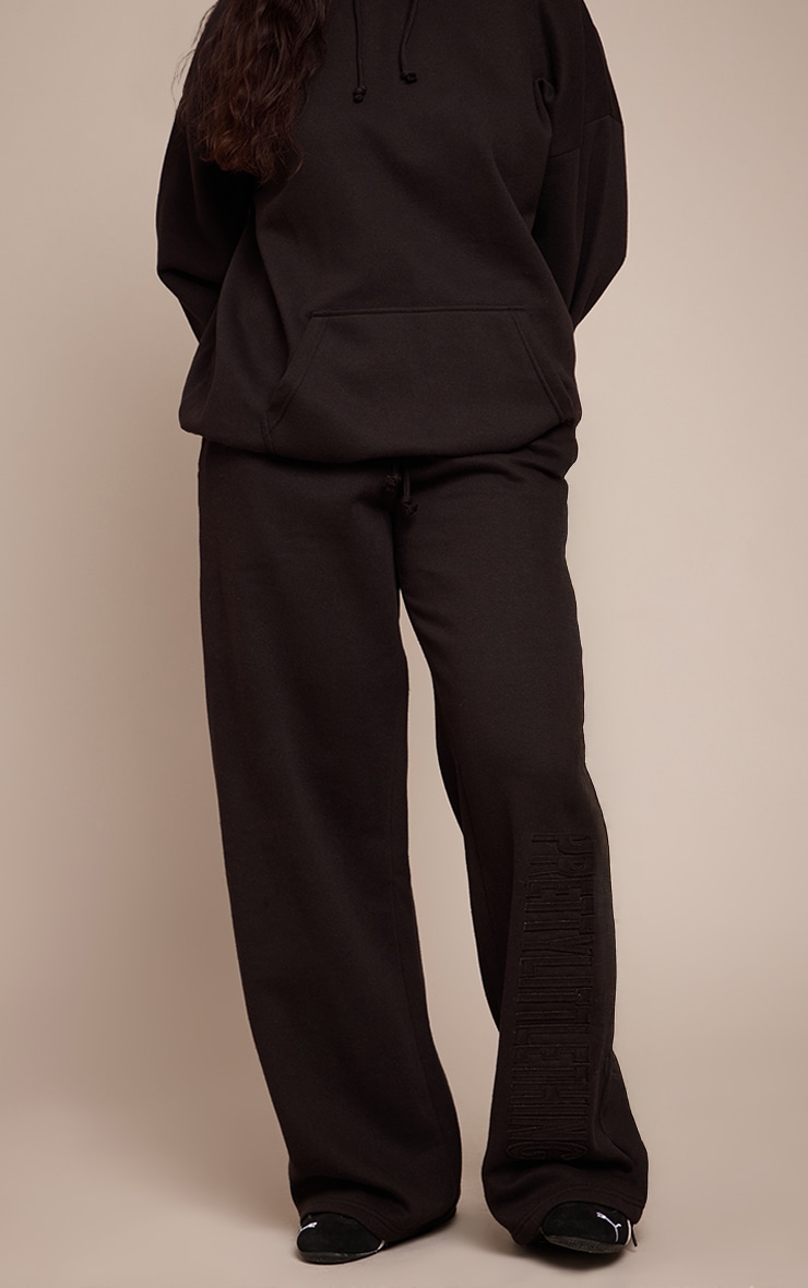 PRETTYLITTLETHING Shape Black Hoodie image 2