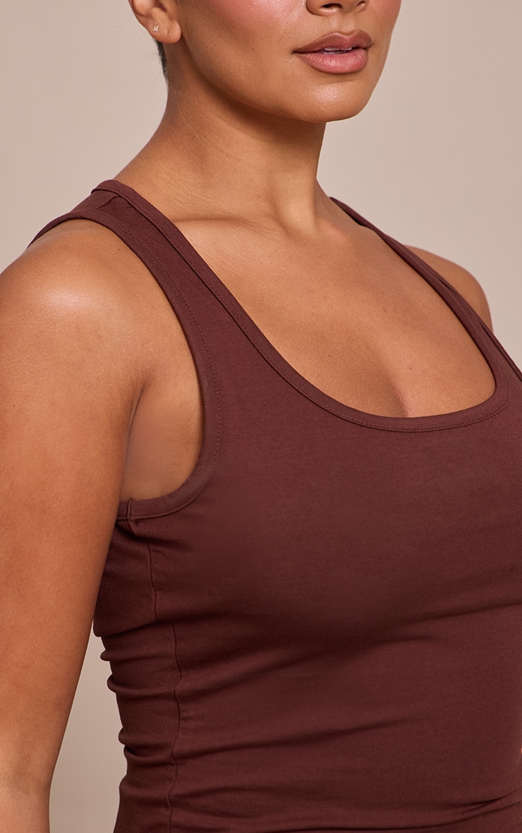 Shape CHOCOLATE Scoop Neck Vest Top image 4