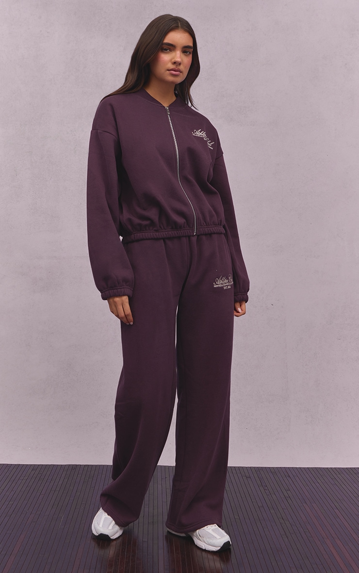 Plum Athletics Club Cotton Fleece Straight Leg Sweatpants image 2