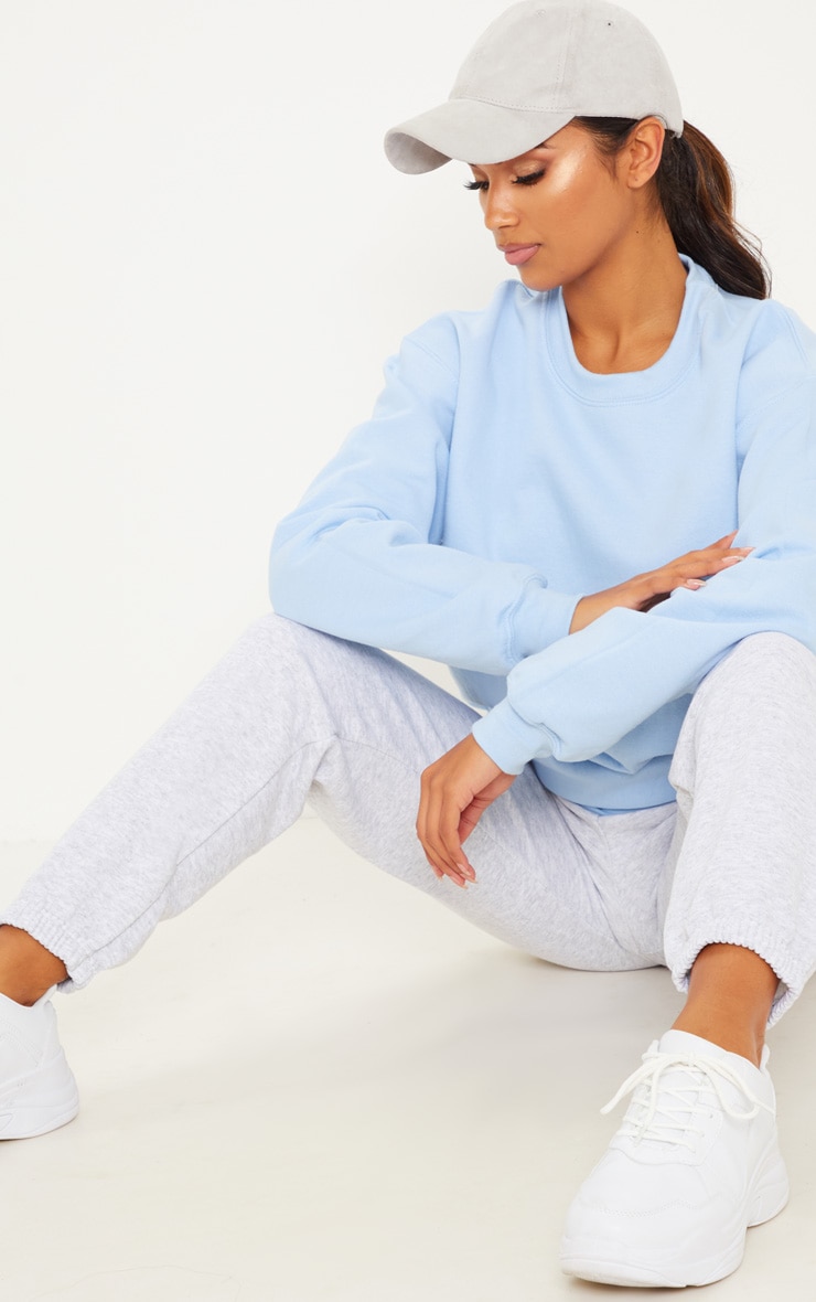 ladies baby blue jumper
