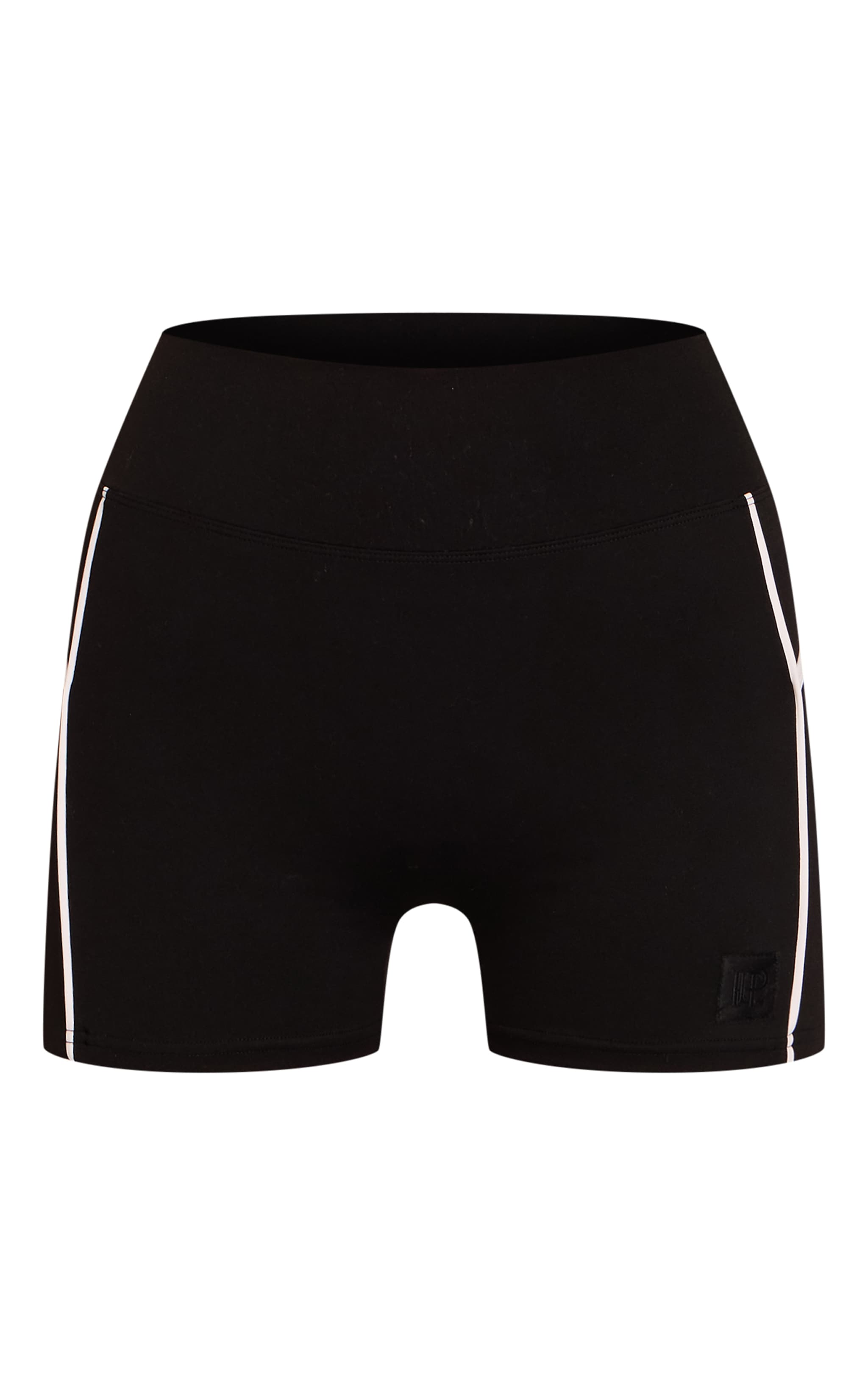 Black PLT Tab High Waist Seam Gym Shorts  image 6