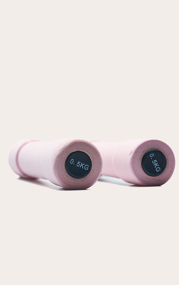 Pink Aerobic Dumbbells 0.5kg 2 Pack image 2