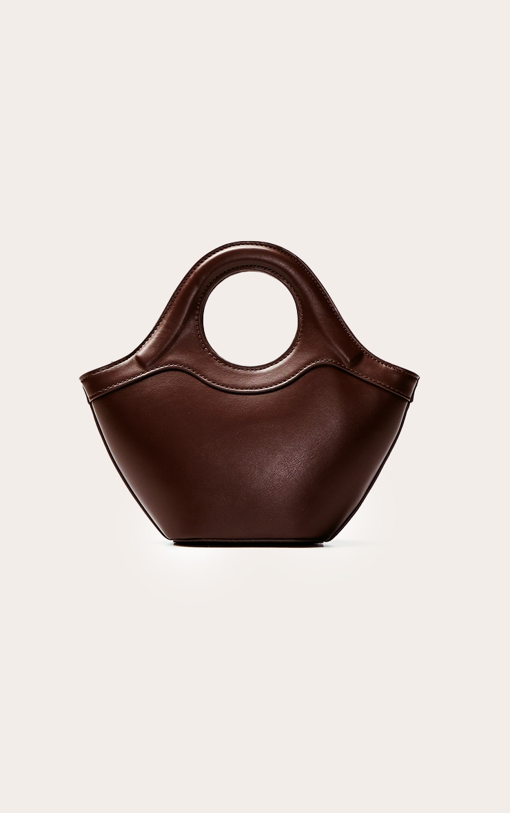 Chocolate Crescent Cross Body Hand Bag image 2