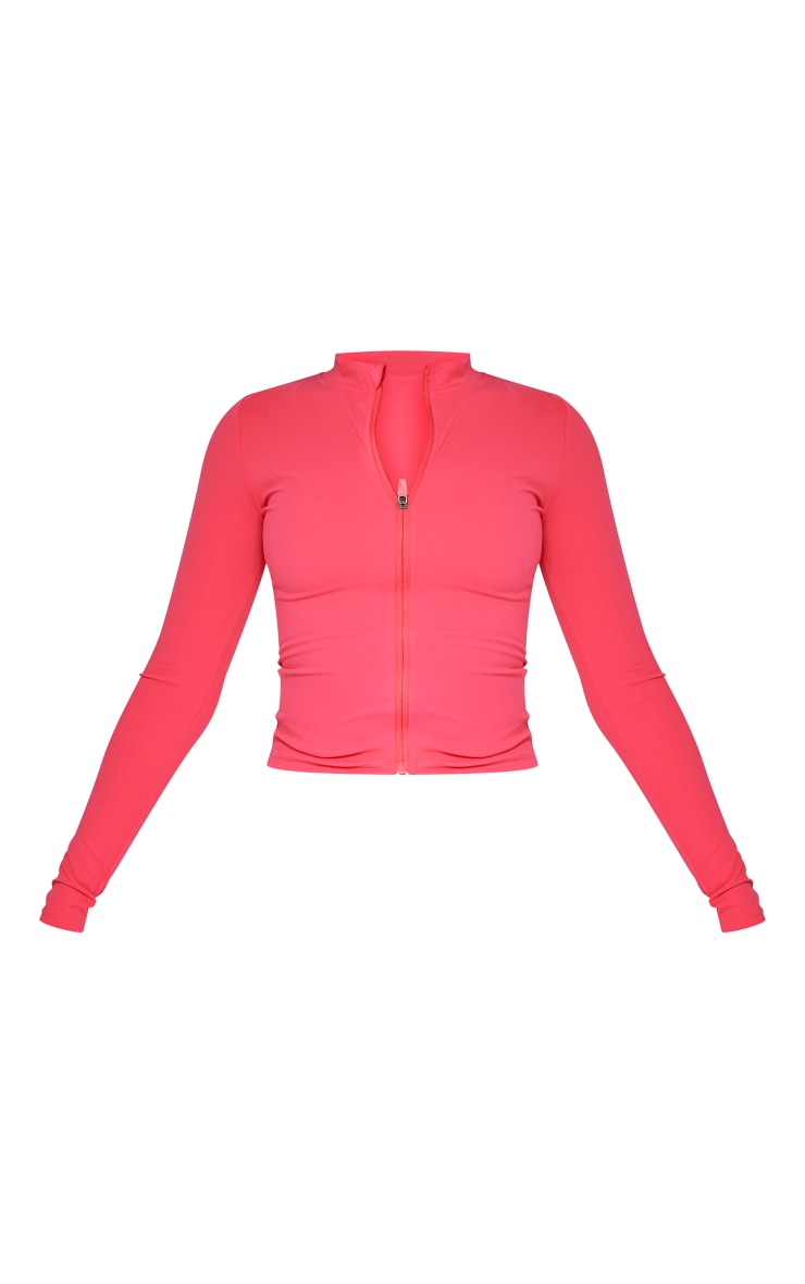 Veste basique en Sculpt framboise image 5