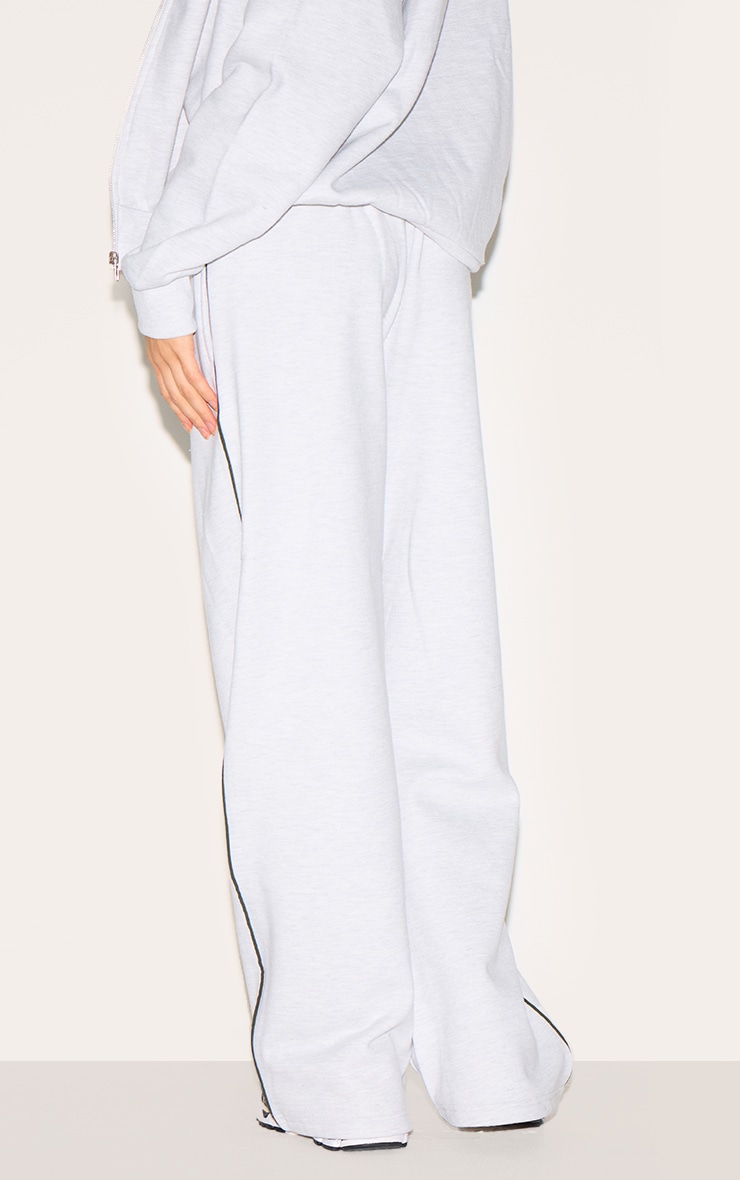Jogging large deluxe gris cendré brodé "New York" image 3