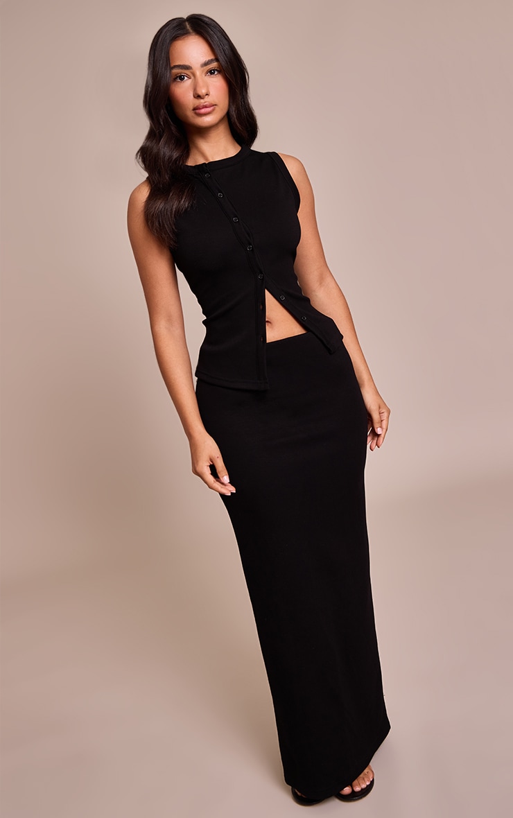 Petite Jupe longue modal noire image 2