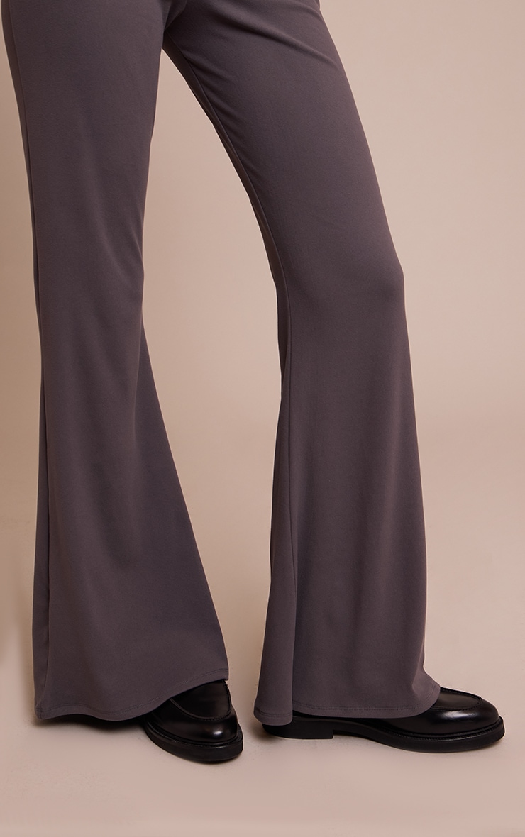 Charcoal Ultra Soft Flared Leg Pant image 4