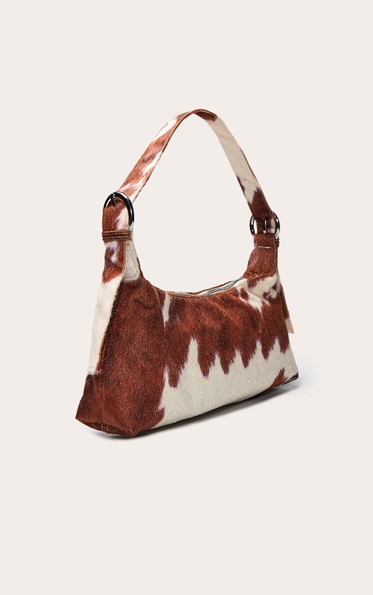 Cow Pony Hair Adjustable Shoulder Bag image 3