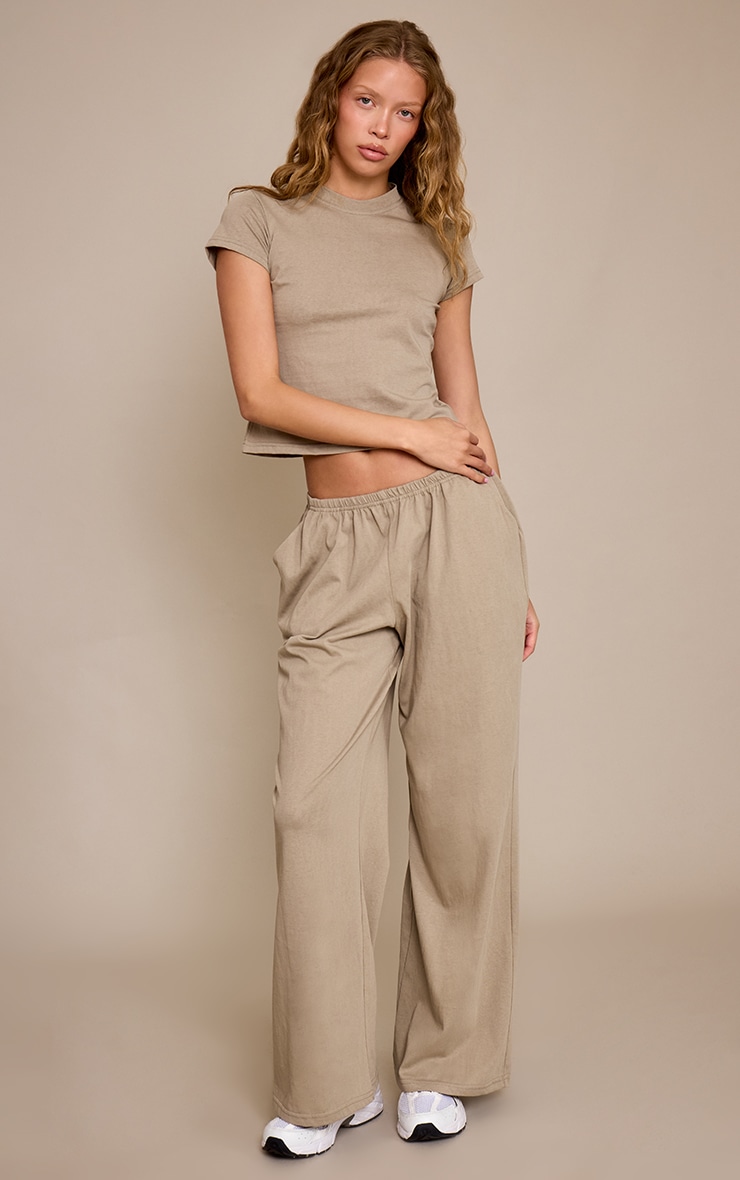 Sage Soft Textured Relaxed Wide Leg Pants image 2