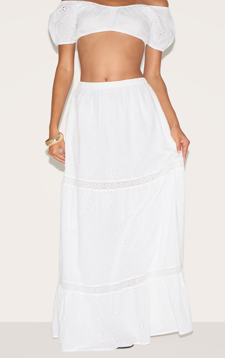 ★mohae★ Shirring long skirt _ white SHIRRING LONG SKIRT WHITE | ファッション通販サイト NUGU