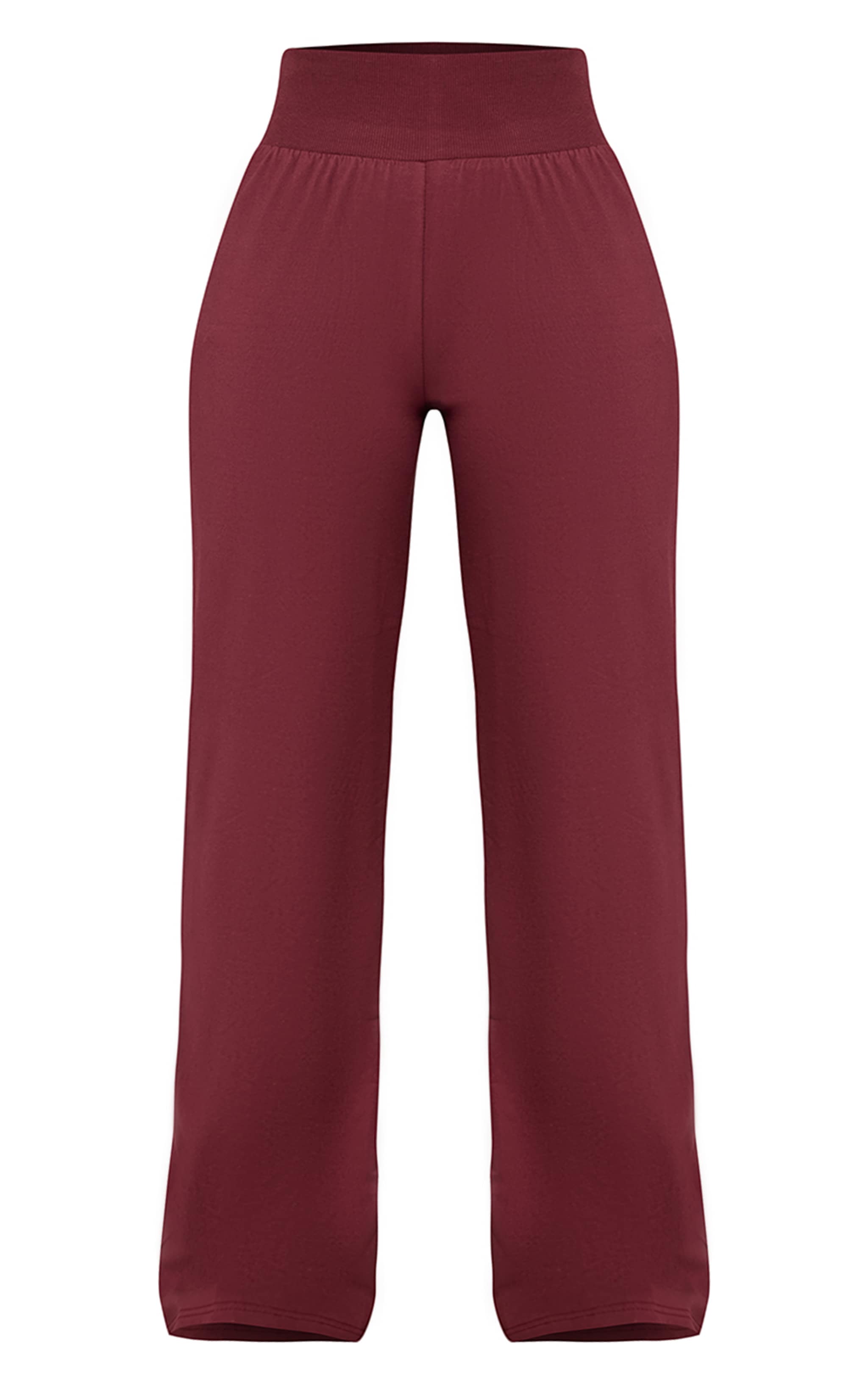 Shape Burgundy  Highwaisted Wide Leg Pants image 5