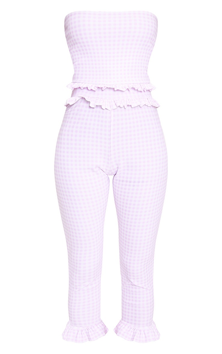 pink gingham jumpsuit