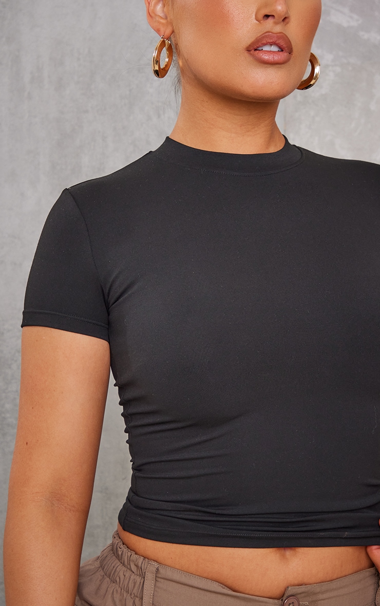 Black Contour Sculpt Short Sleeve T Shirt image 4