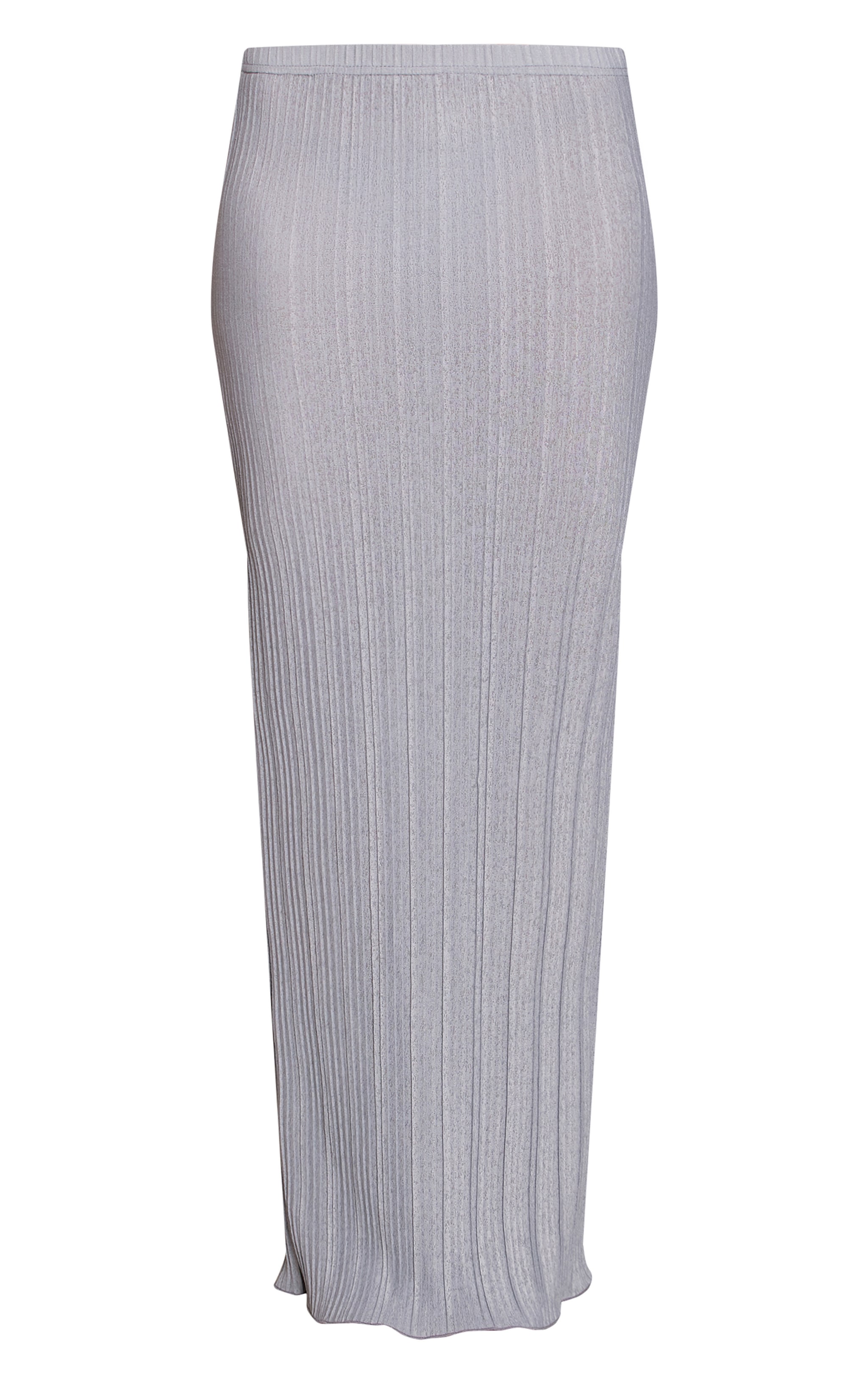 Jupe Plissée Longue 2025 Ete Chic et Elegant Droite Jupes Femme Satin Jupe Longue Fluide