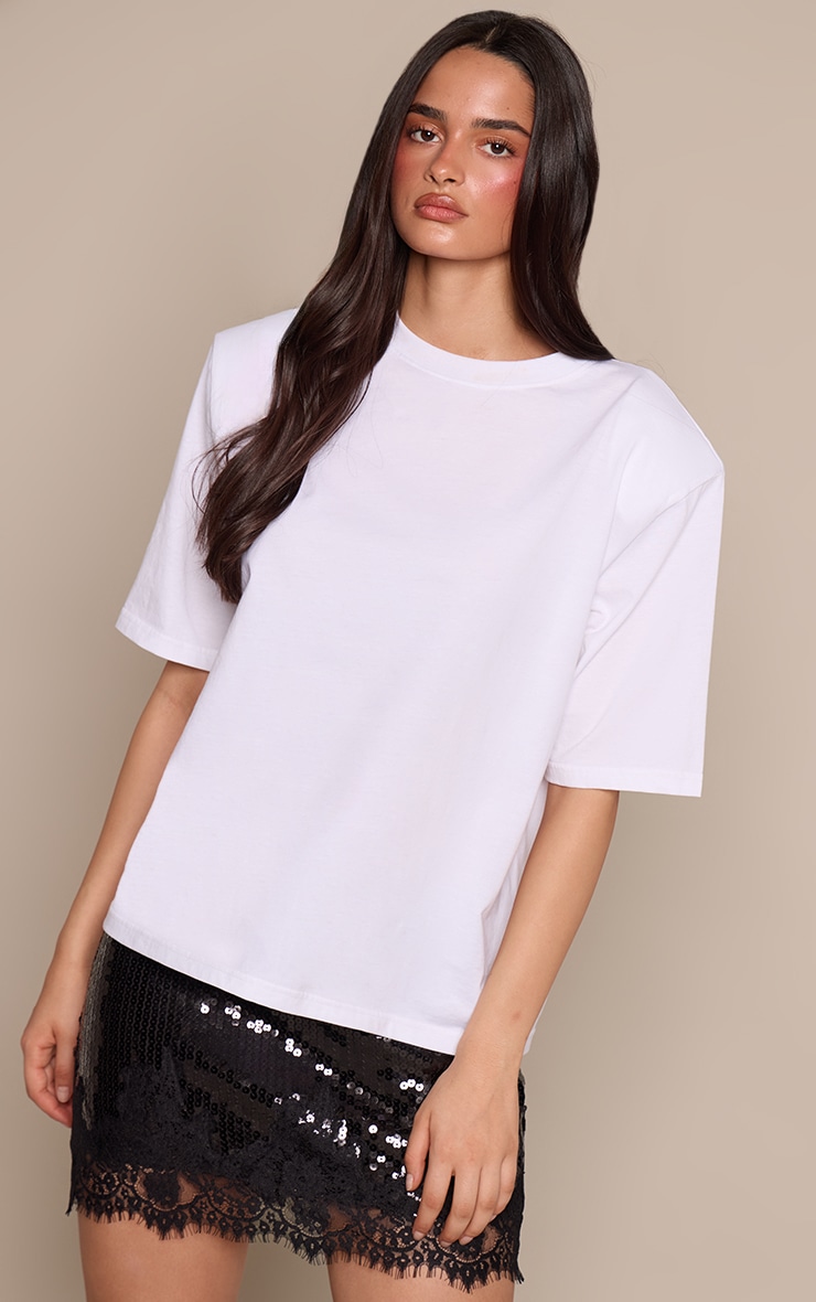 Black Sequin Lace Mini Skirt  image 4