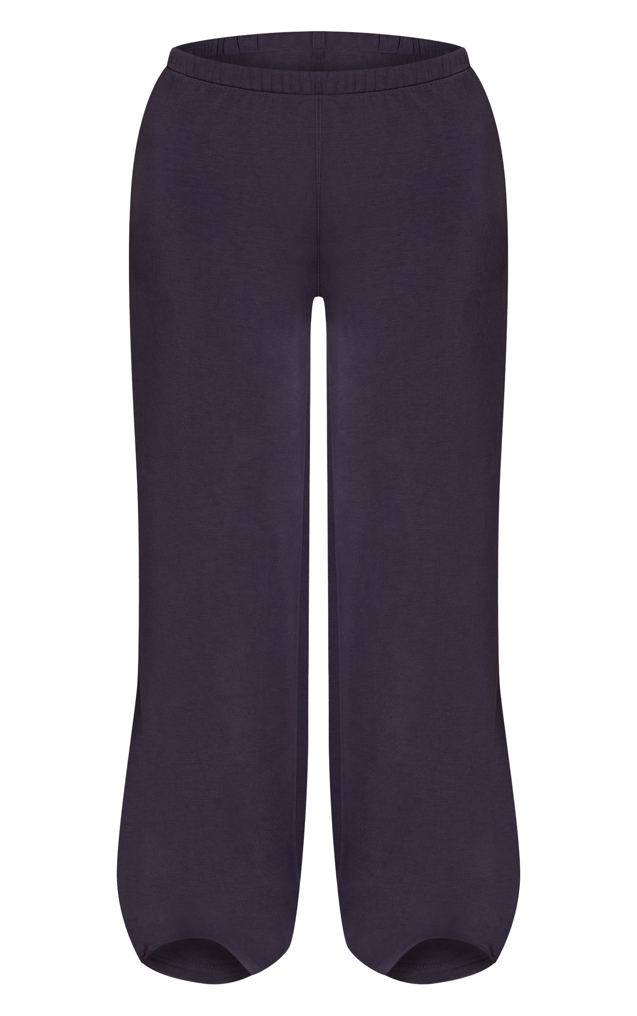 Petite Pantalon large modal bleu marine à taille élastique image 5