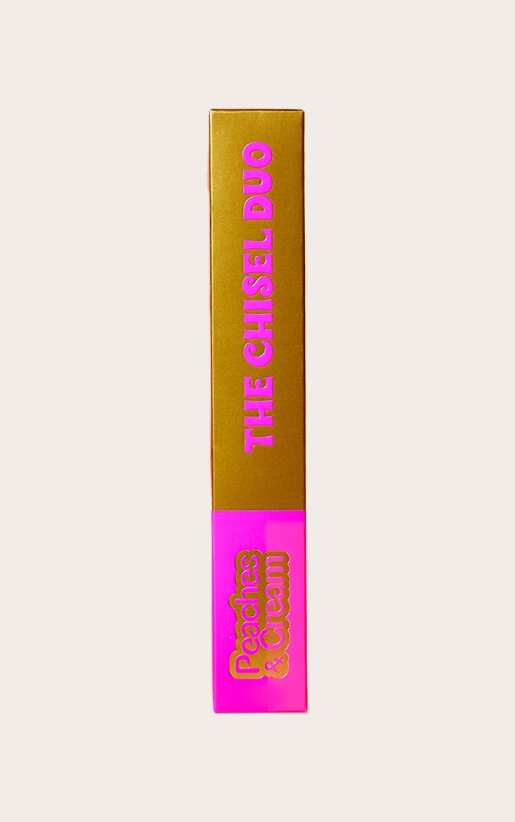 Peaches & Cream The Chisel Dual Ended Makeup Brush image 3