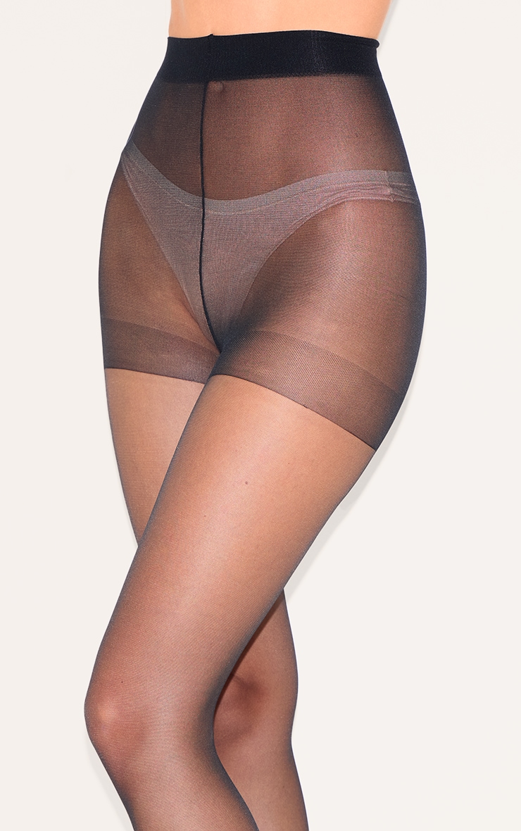 Collants noirs transparents 15 deniers image 2