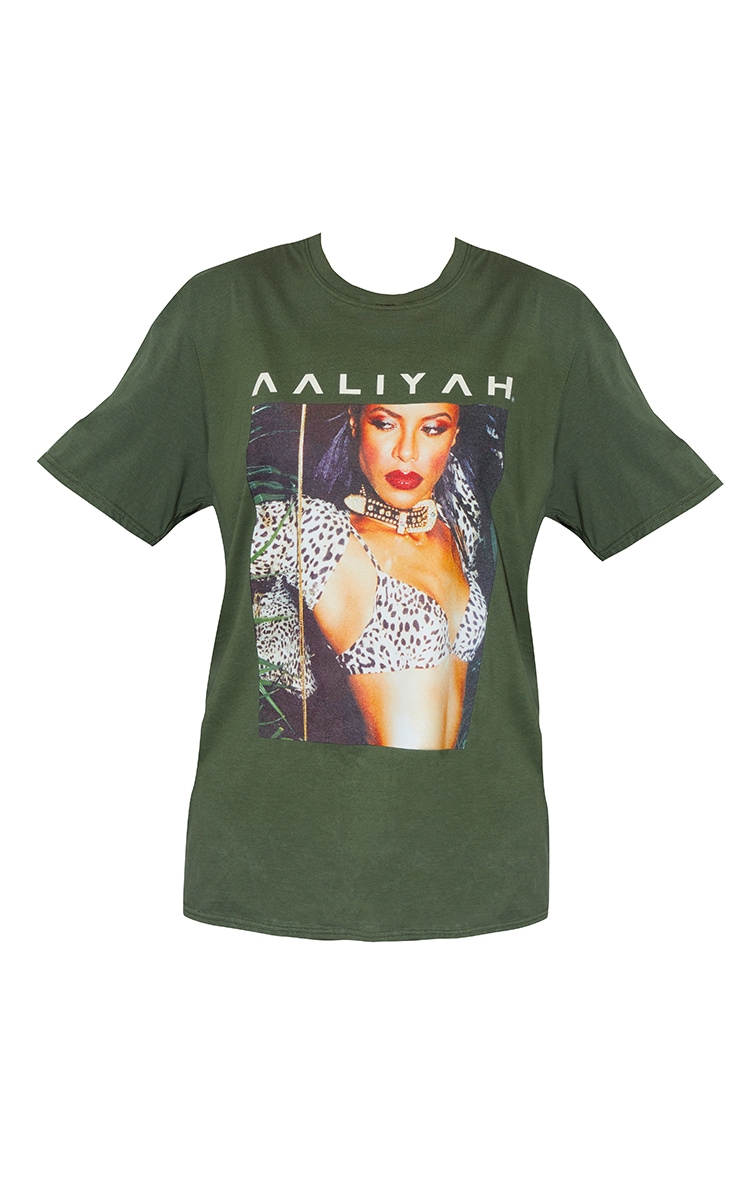 Aaliyah t shirt pretty little thing clearance