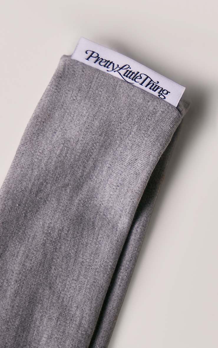 Grey Marl Jersey Headband image 3