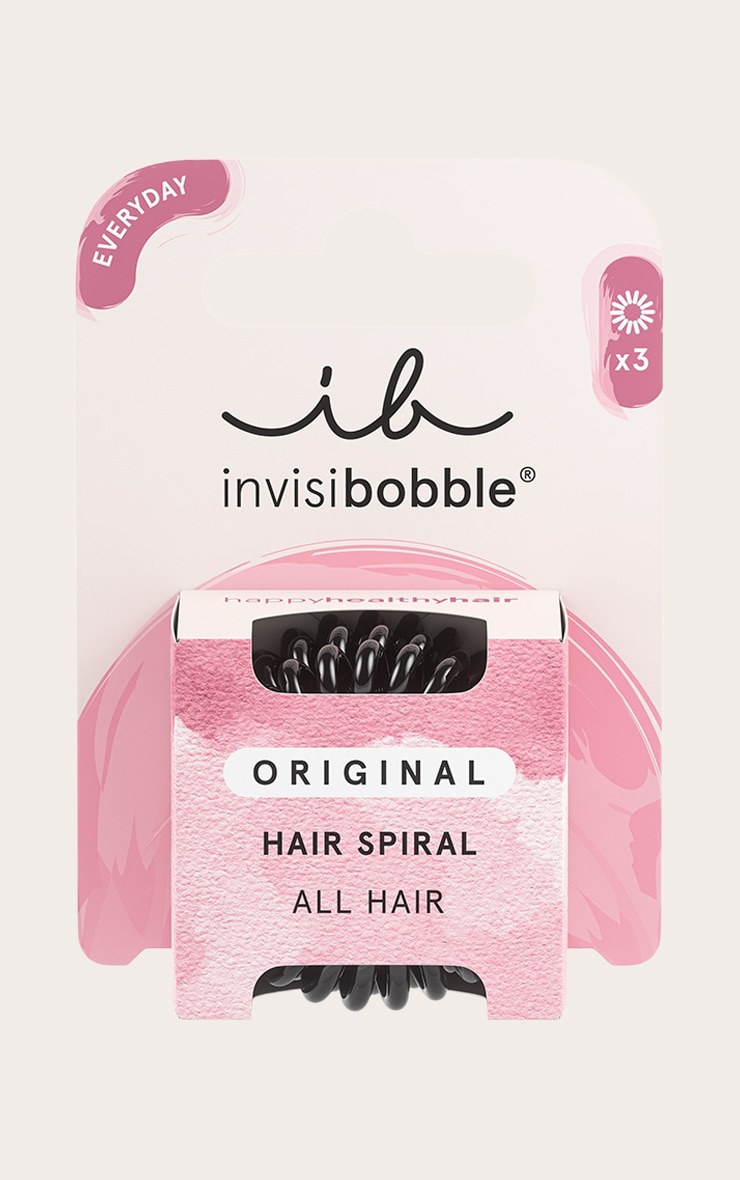 Invisibobble Original True Black Spirals 3 Pack image 1