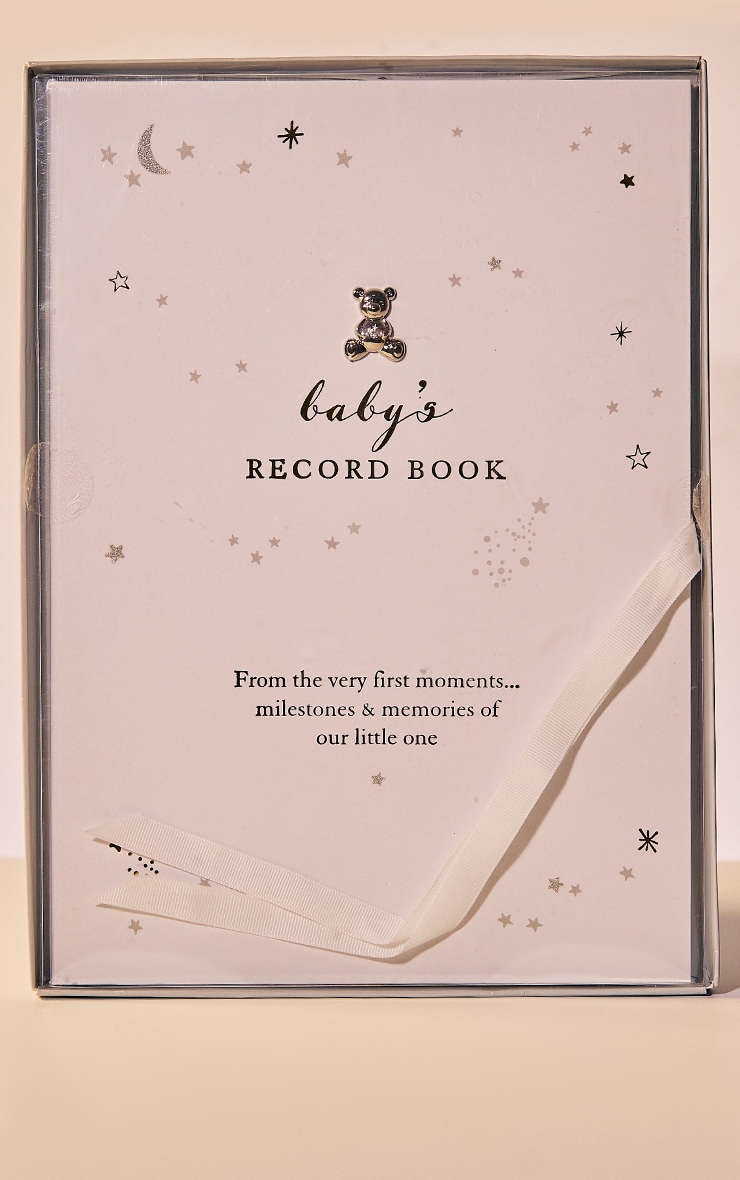 Bambino Little Star Baby Record Book White A4 image 4