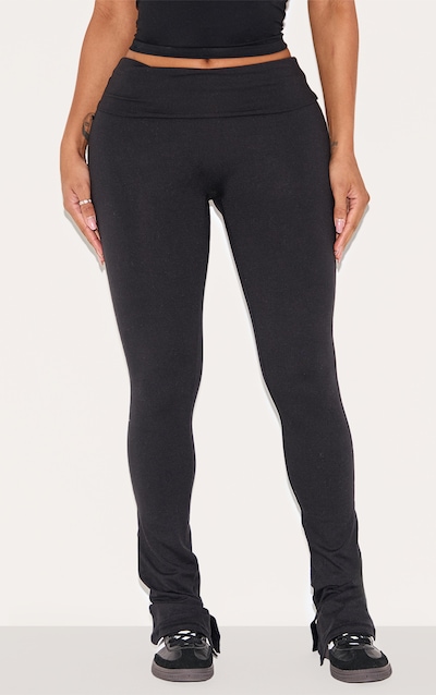 Shape Legging en Sculpt noir à taille haute fendu sur le côté
