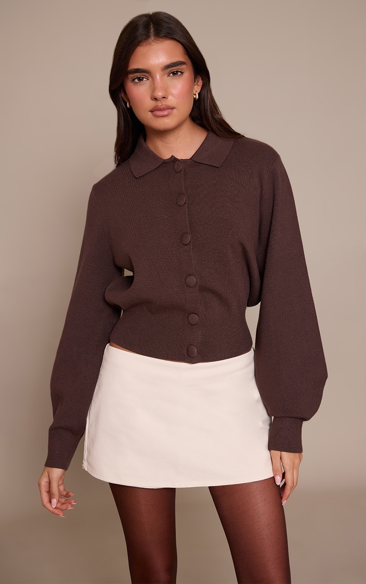 Cream Woven Skort image 1