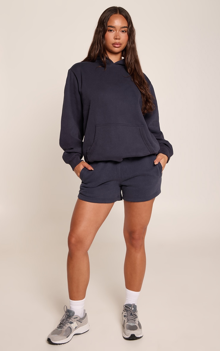 Navy Cotton Fleece Sweat Shorts
