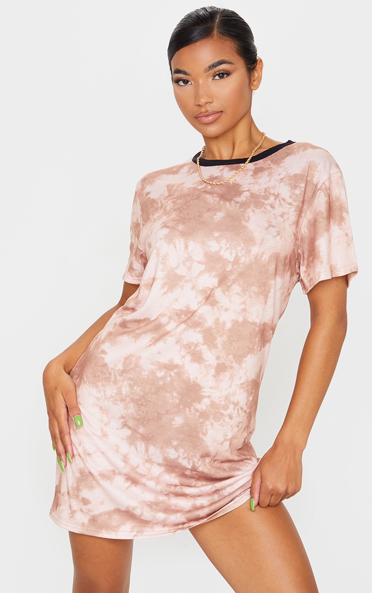 Stone Tie Dye T Shirt Dress