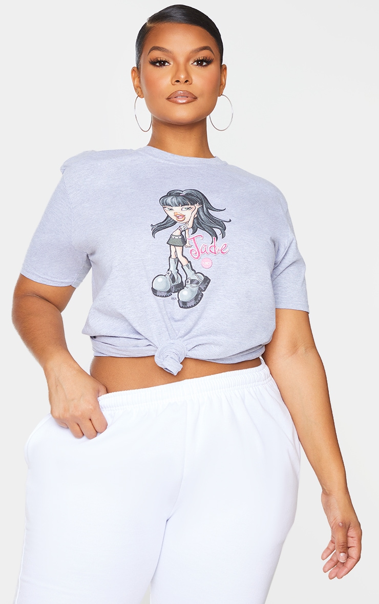Plus Grey Jade Bratz T Shirt