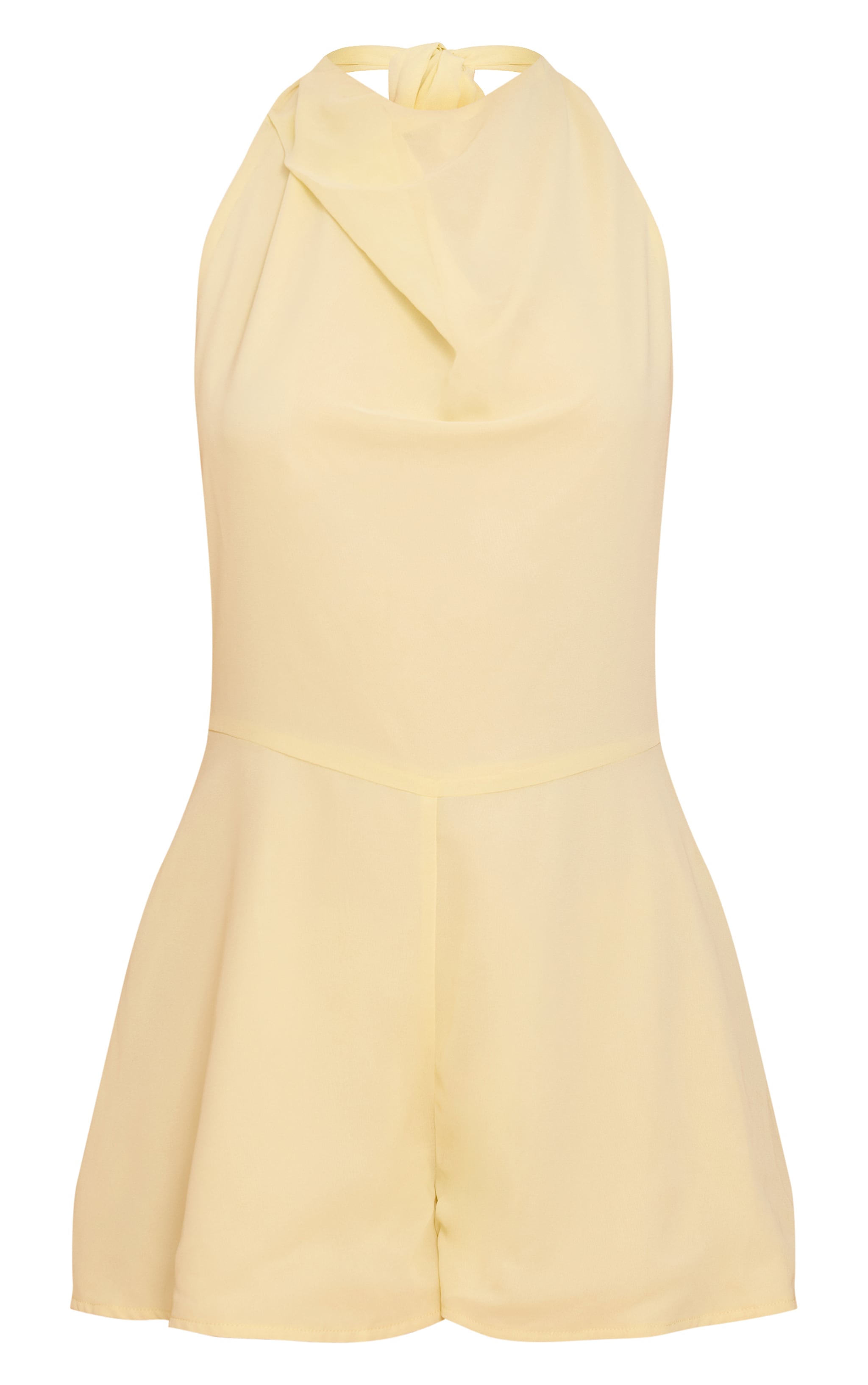 Lemon Chiffon Scarf Detail Floaty Romper image 5