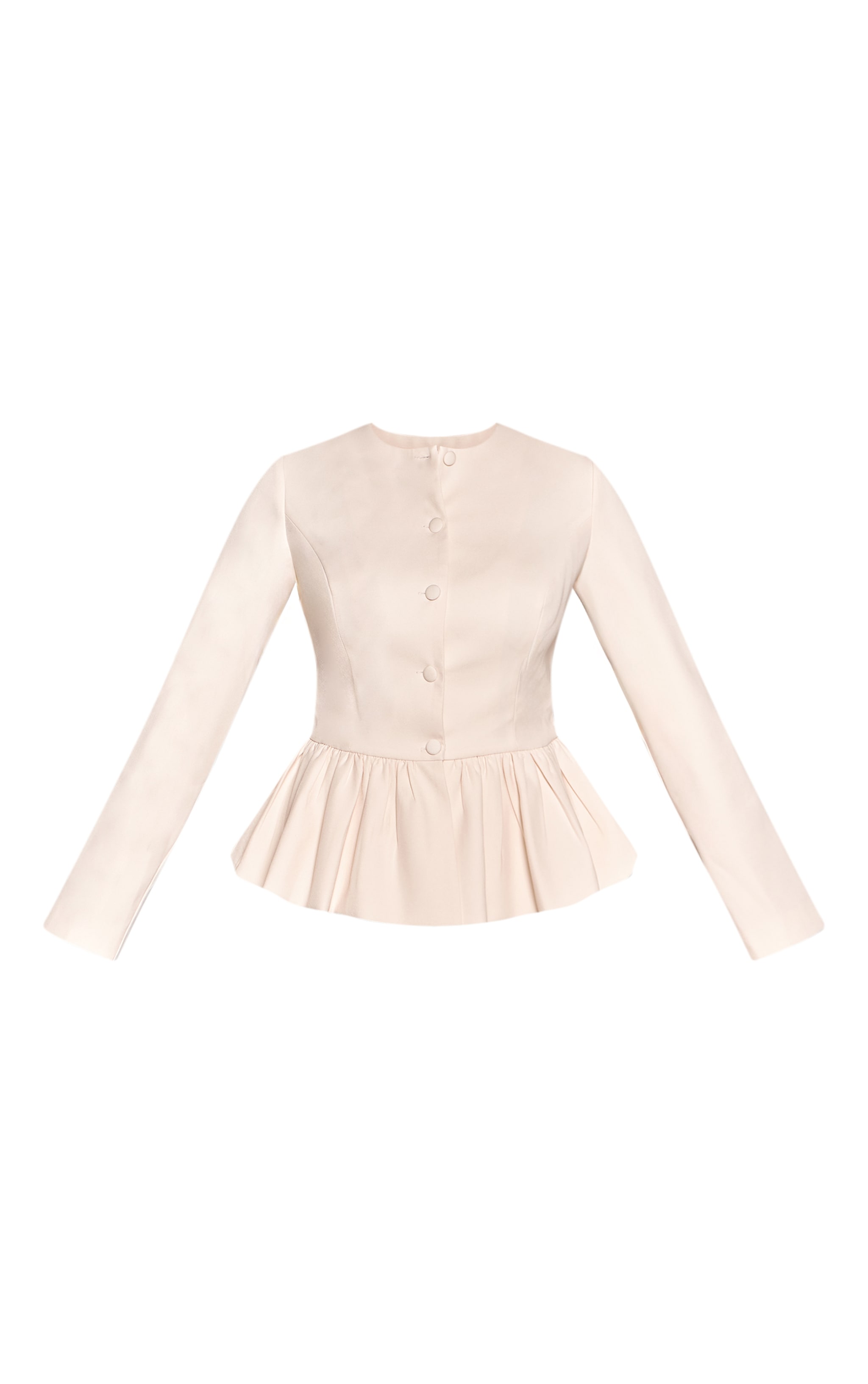 Shape Cream Woven Frill Detail Jacket  image 5