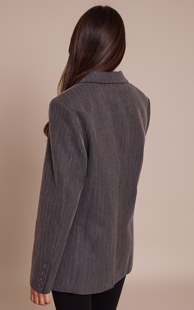 Charcoal Boyfriend Premium Blazer image 2