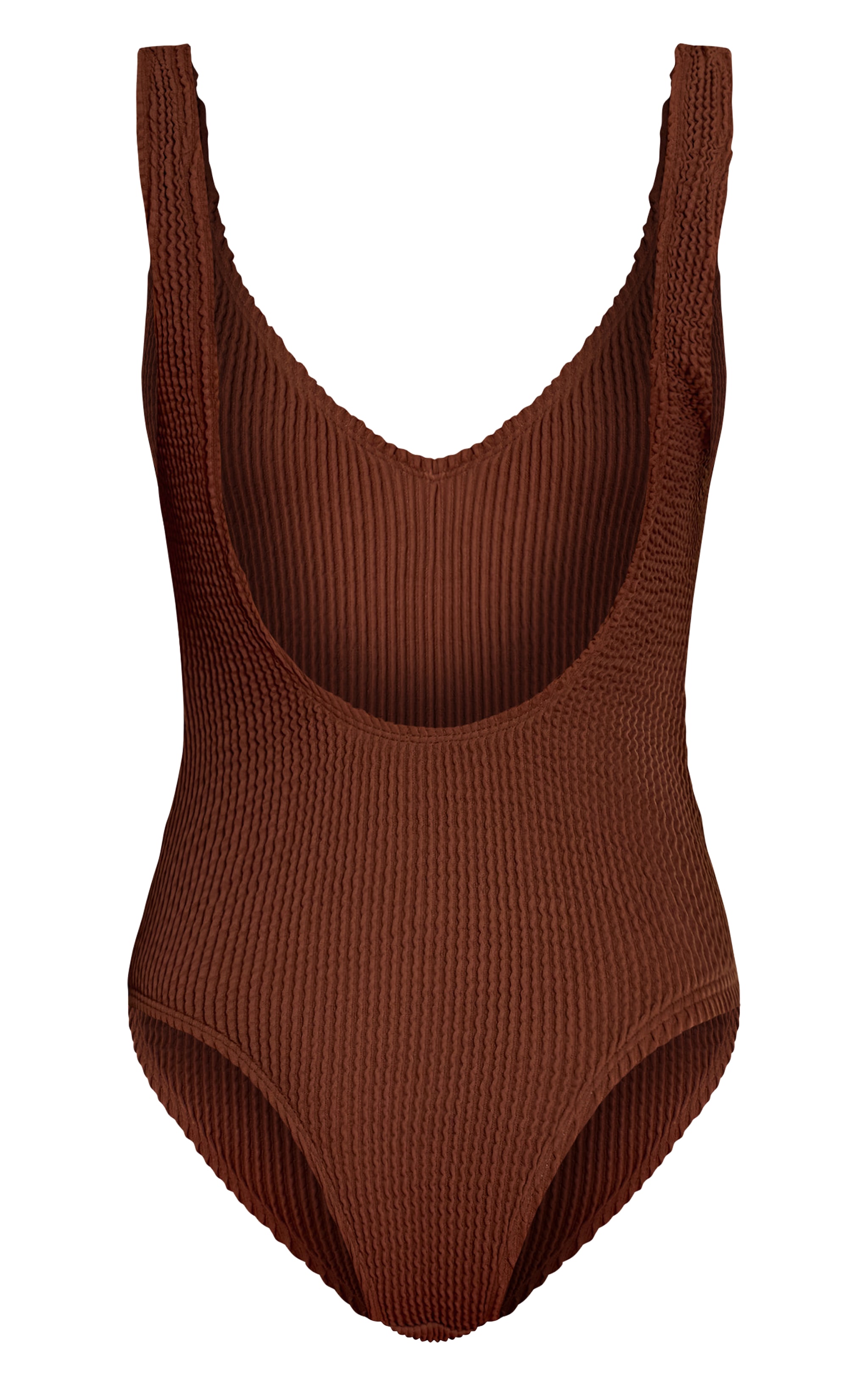 Chocolate Crinkle Plunge Swimsuit image 6