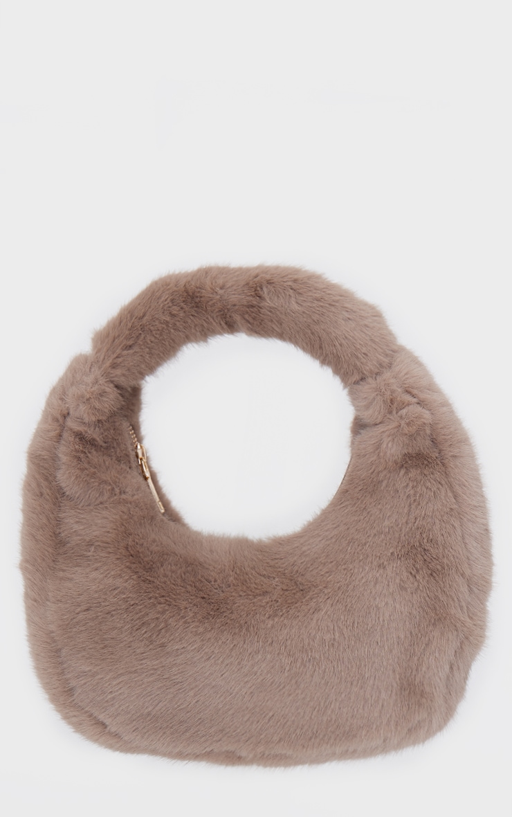 Mushroom Faux Fur Grab Bag