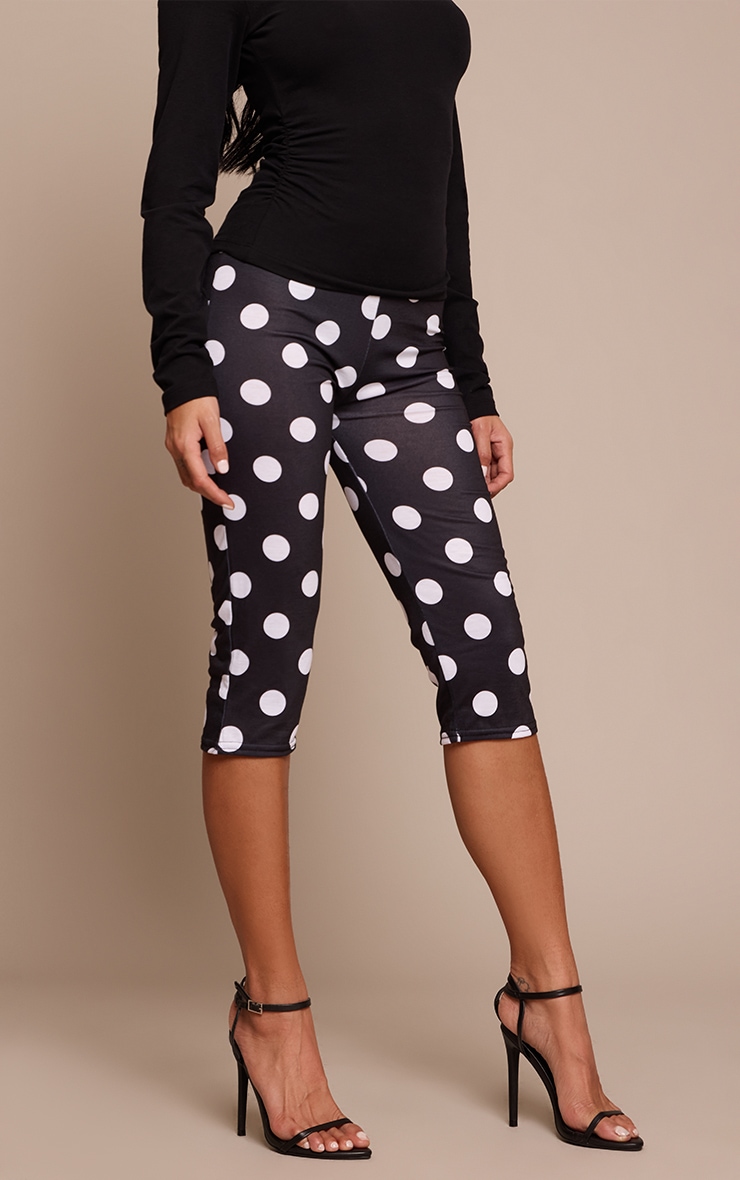  Black Polka Dot Capri's   image 2