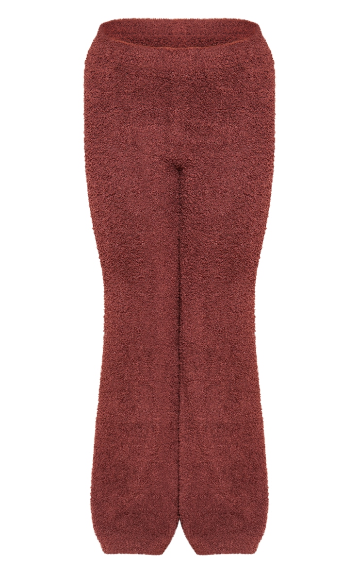 Plus Coffee Cosy Flared Pajama Bottoms image 5