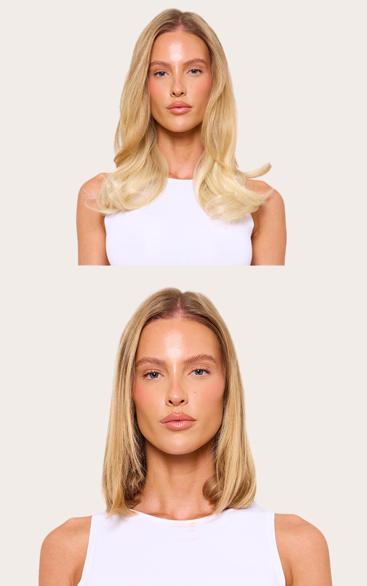 Lullabellz Extensions de cheveux effet brushing Hidden Halo 18 pouces Light Blonde image 3