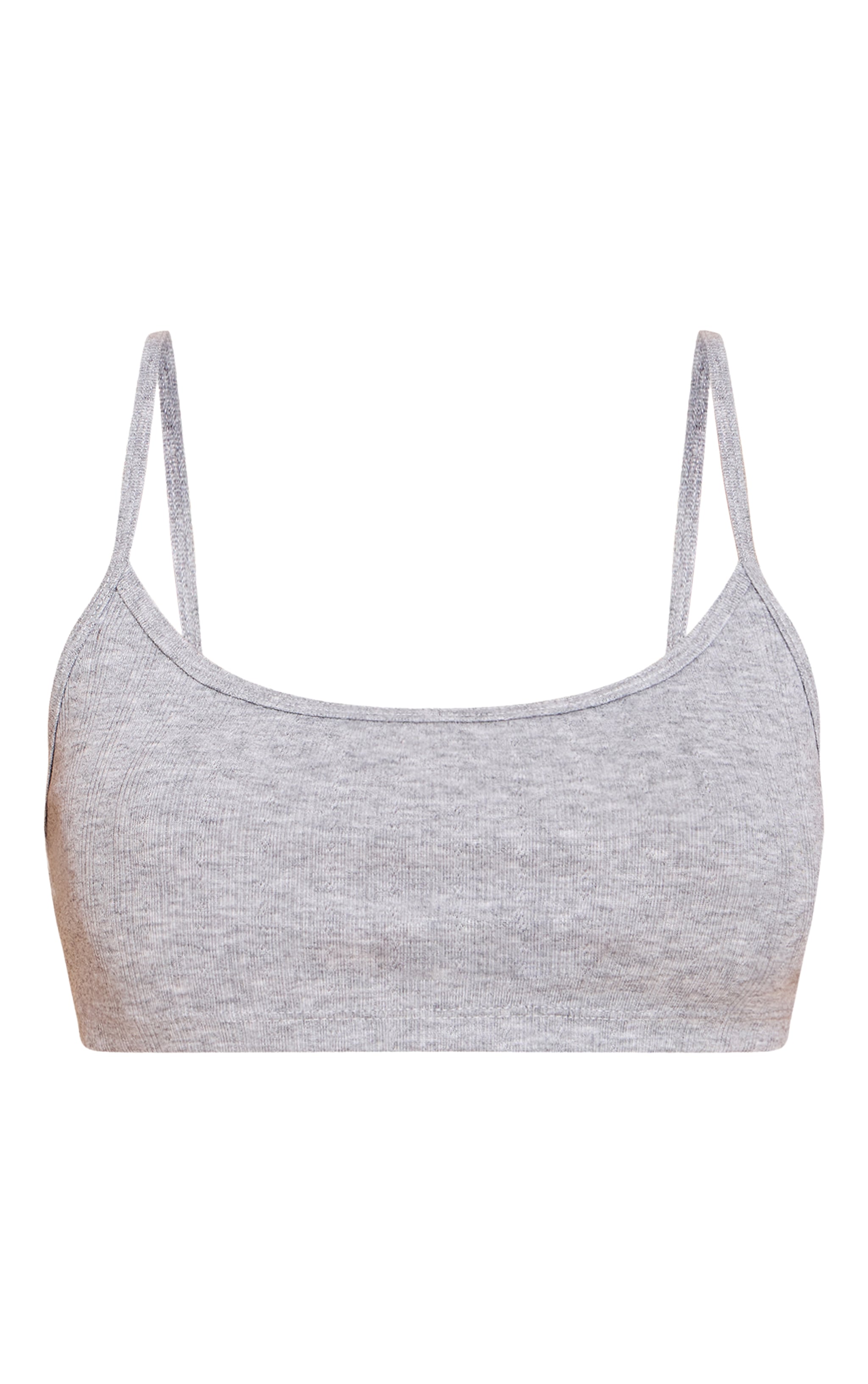 Grey Marl Pointelle Pj Bralette image 5