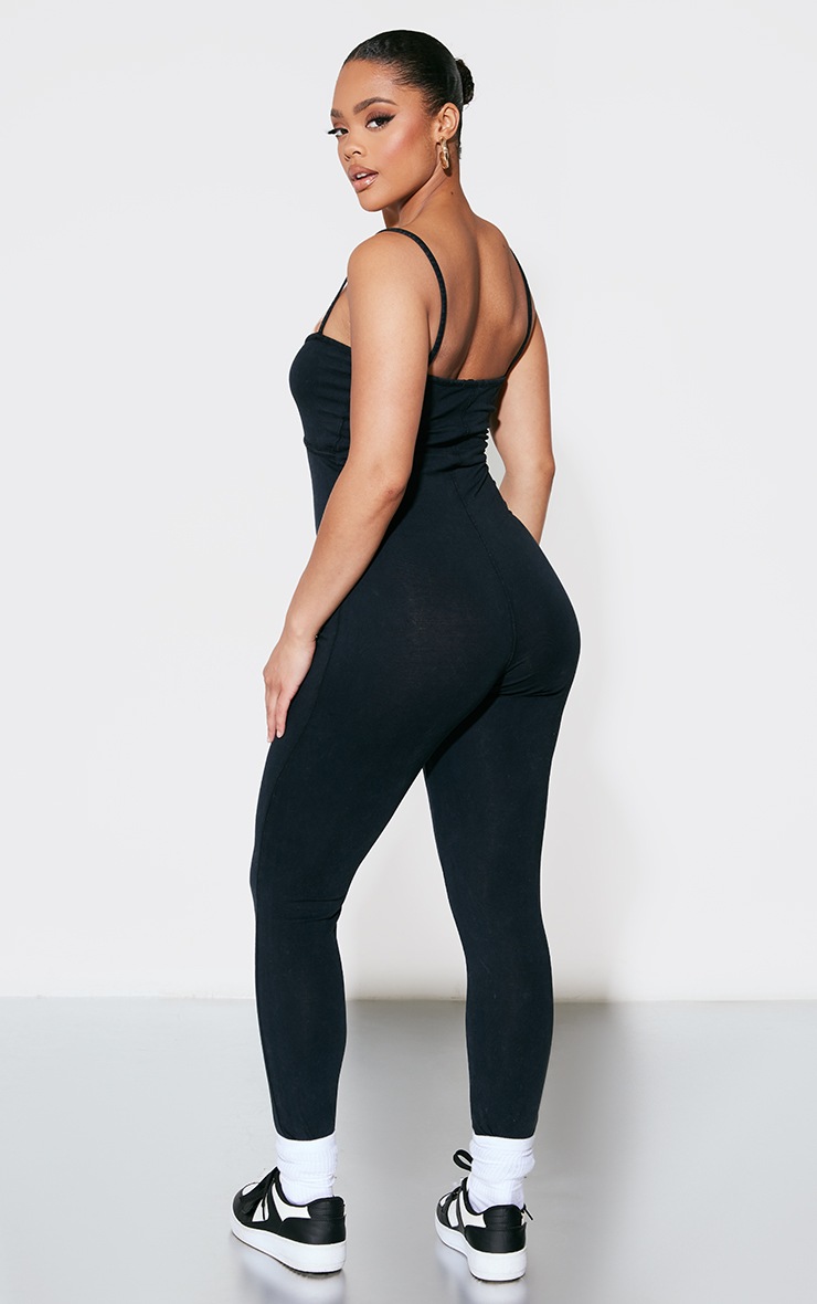 Black Strappy Jumpsuit