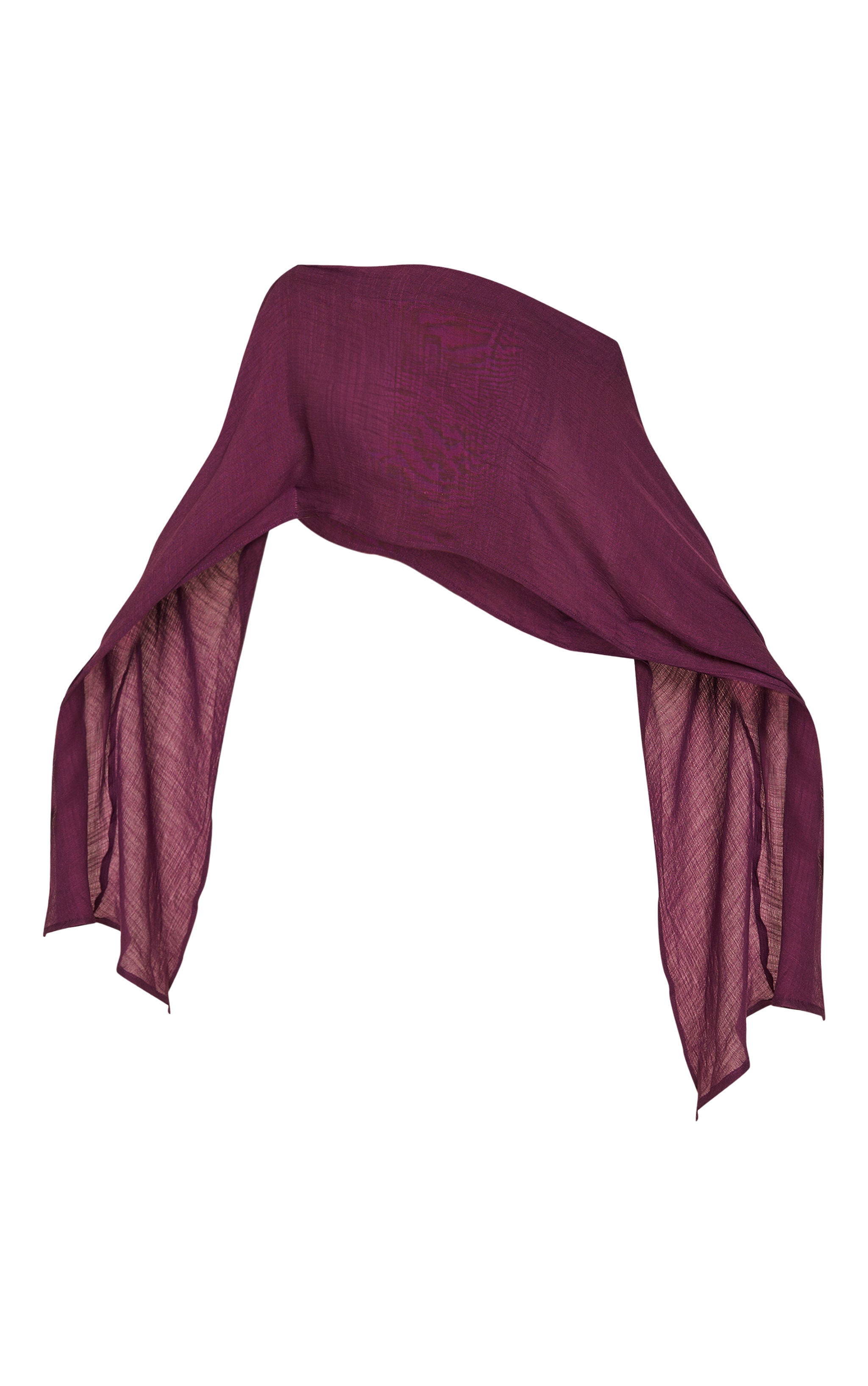 Purple Linen Look Mini Sarong image 6