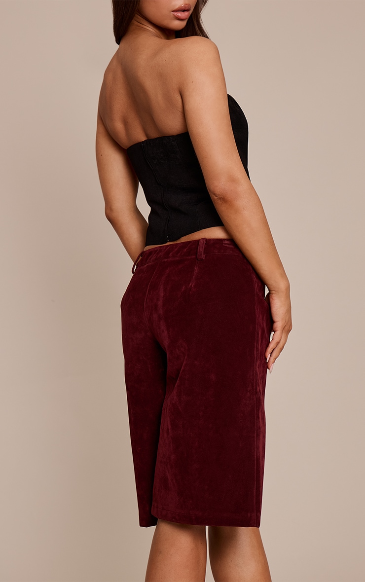 Jort en suédine prune image 3