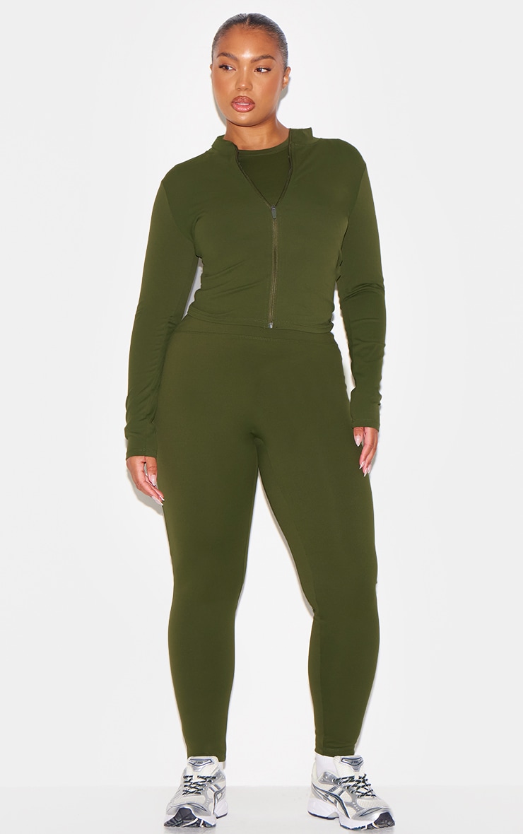 Khaki Sculpt Jacket image 8