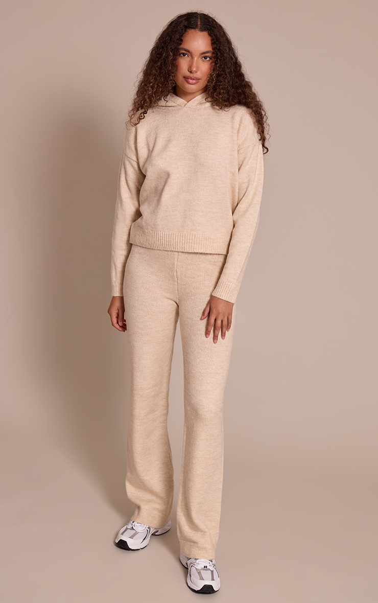 Tall Stone Oversized Knitted Hoodie image 3