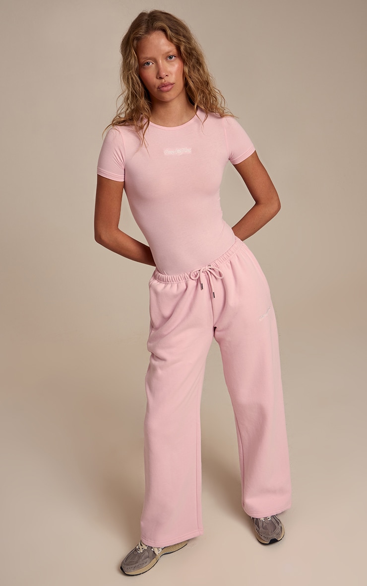 Pink Prettylittlething Short Sleeve Bodysuit image 3
