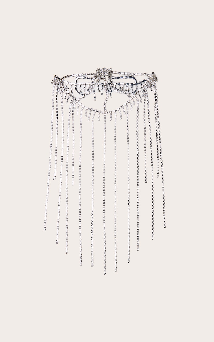 Silver Diamante Headpiece image 2