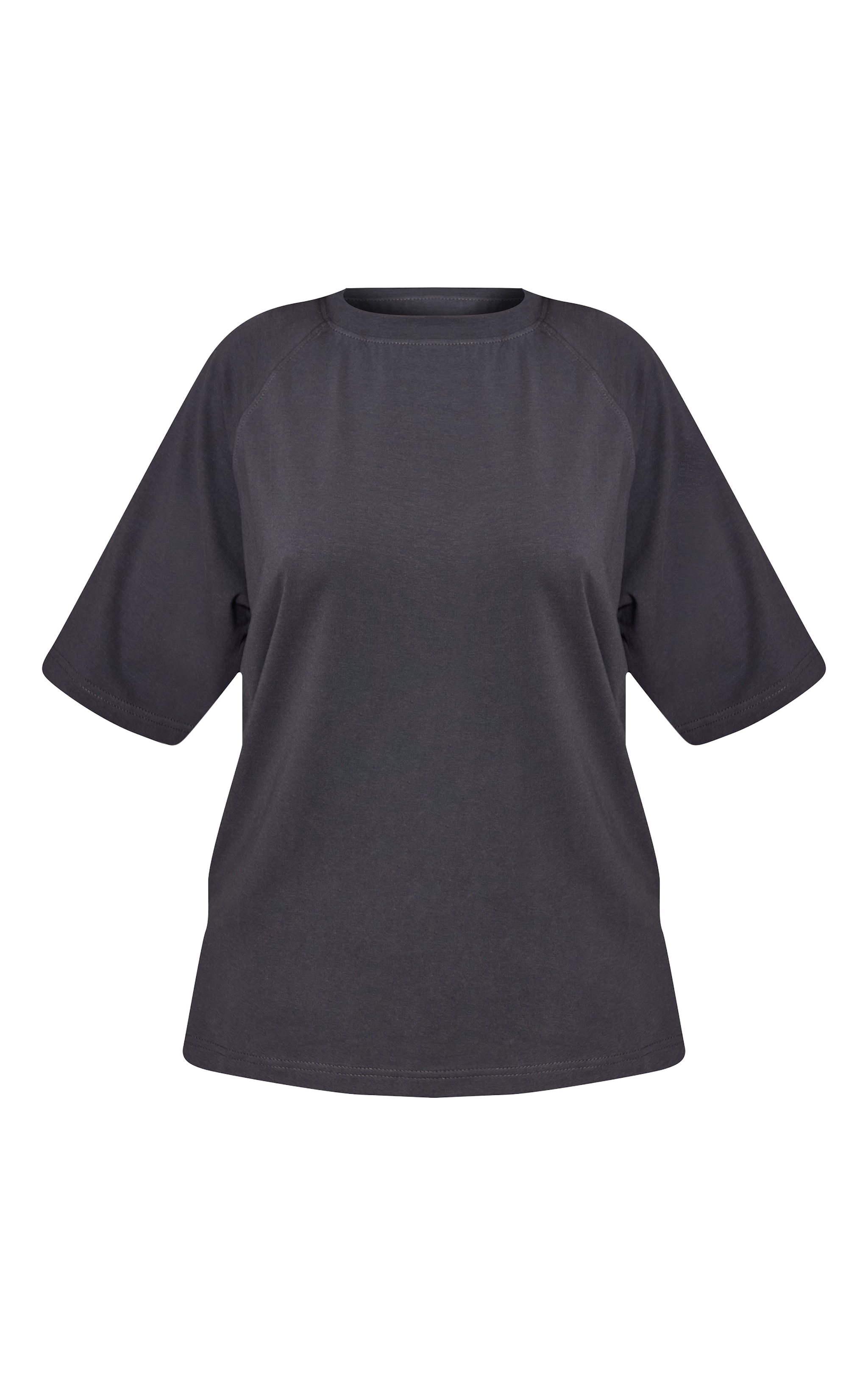 Petite Charcoal Oversized T-shirt image 5