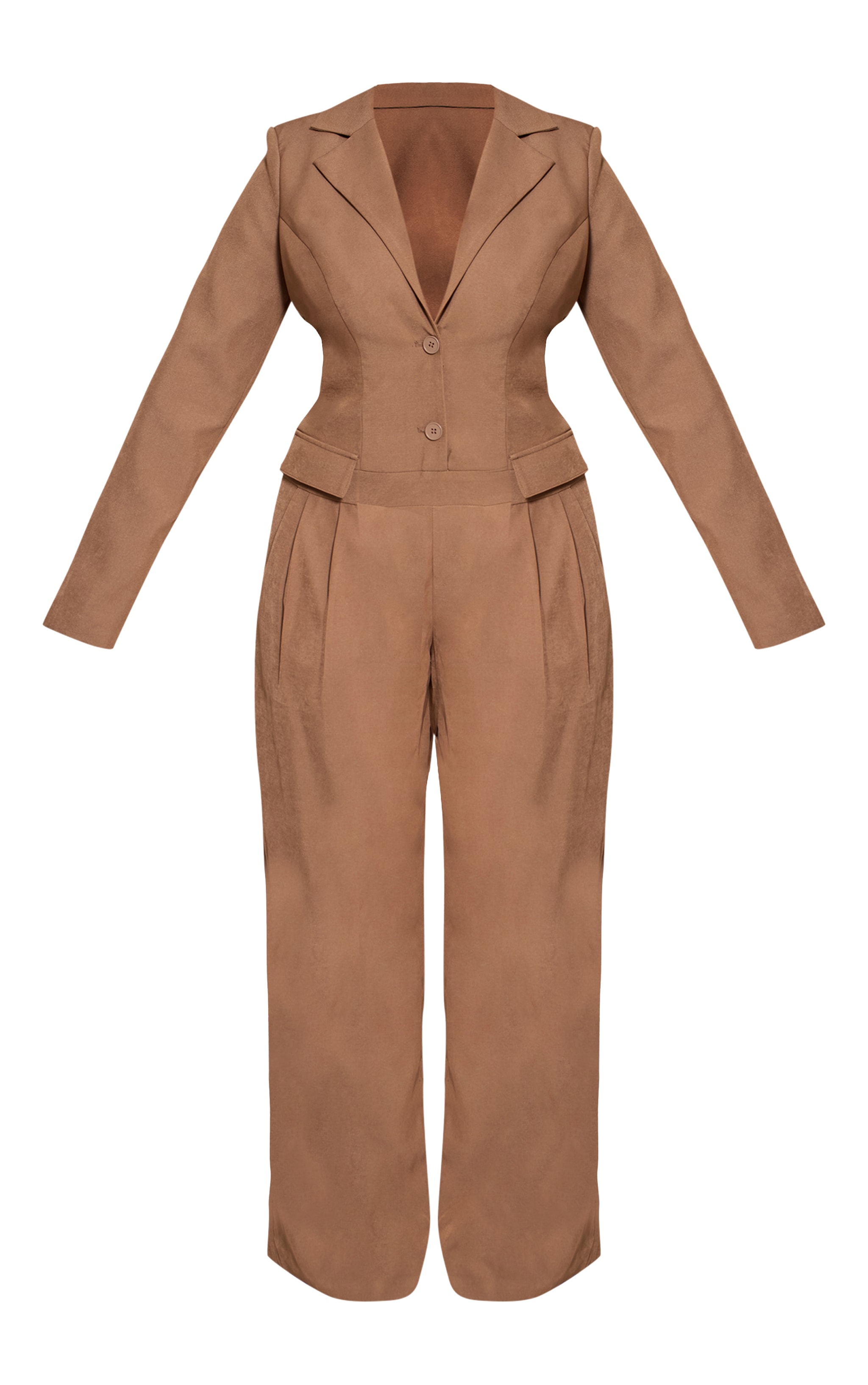 Shape Taupe Tailored Woven Jumpsuit image 5