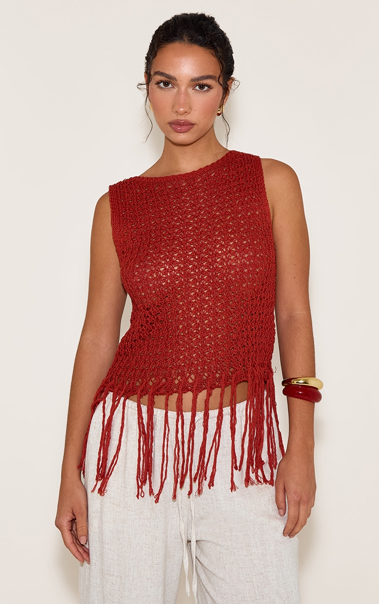 トップス CLANE BOAT NECK CROCHET KNIT TOPS CLANE クラネ “BOAT NECK CROCHET KNIT TOPS” ボートネックク